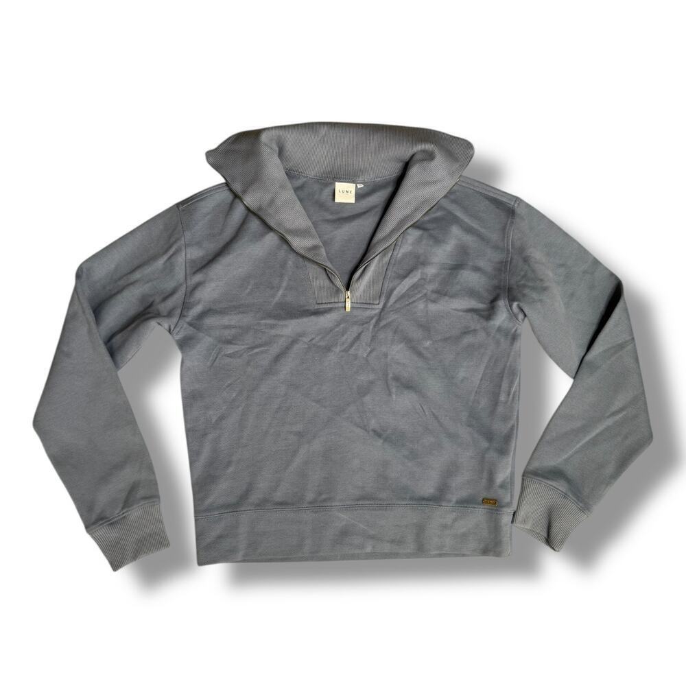 LUNE OLLY ZIP SWEATER SZ M